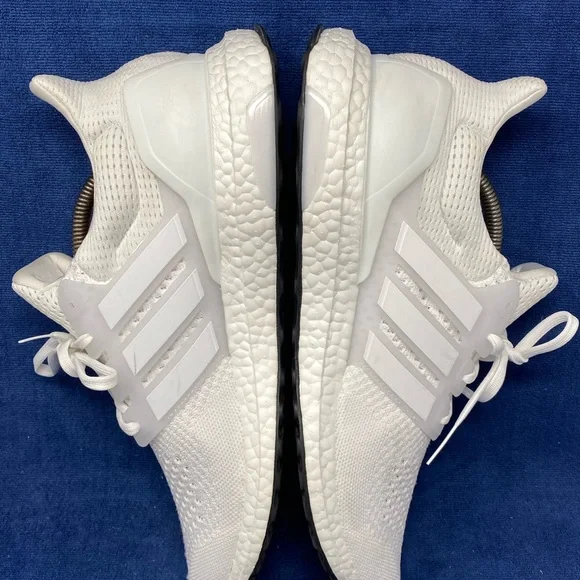 Adidas Ultra Boost 1.0 DNA Triple White HQ4202 Men’s Size 12 Used No Box WORN 1x - Picture 5 of 9